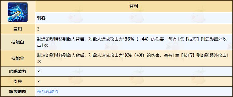 《不休的乌拉拉》刺客技能介绍