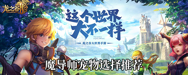 《龙之谷2》魔导师宠物选择推荐