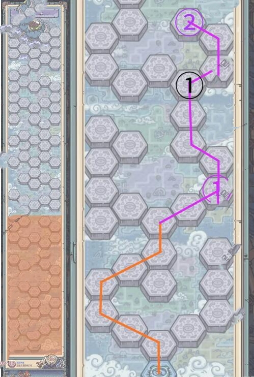 《最强蜗牛》饥饿的怪兽路线攻略方法