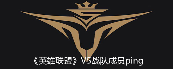 《英雄联盟》V5战队成员ping个人资料