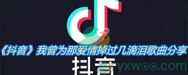 《抖音》我曾为那爱情掉过几滴泪歌曲分享