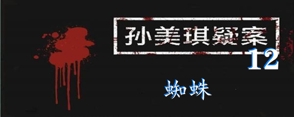 《孙美琪疑案:12》五级线索蜘蛛