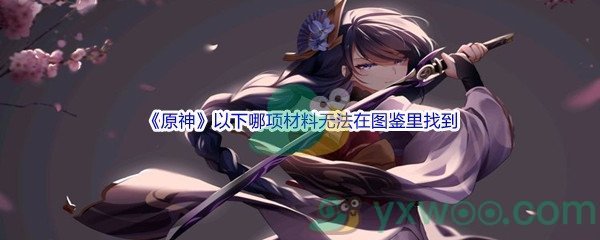 《原神》以下哪项材料无法在图鉴里找到问题答案分享