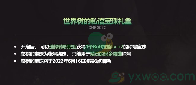 《DNF》世界树的私语宝珠礼盒介绍