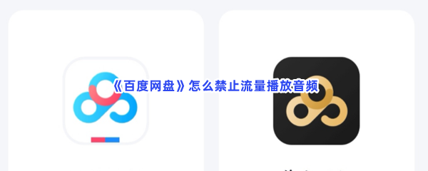 《百度网盘》怎么禁止流量播放音频