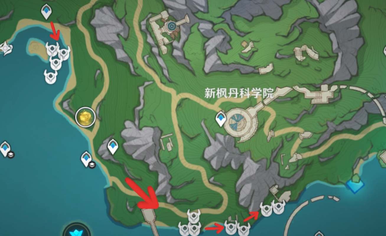 《原神》原海异种刷怪路线介绍