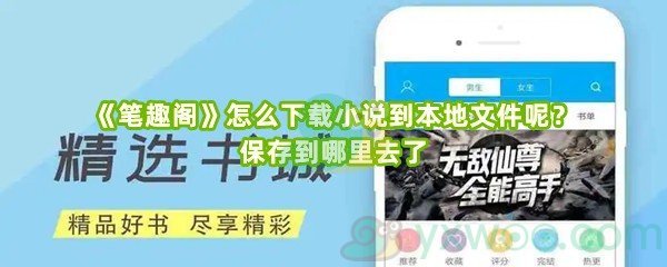 《笔趣阁》怎么下载小说到本地文件呢？保存到哪里去了