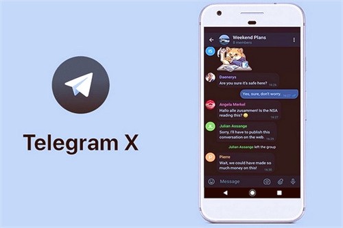 黑色Telegram(纸飞机)